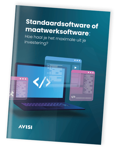 Mockup  Solutions  Q4 2023  Standaardsoftware of maatwerksoftware hoe haal je het maximale uit je investering